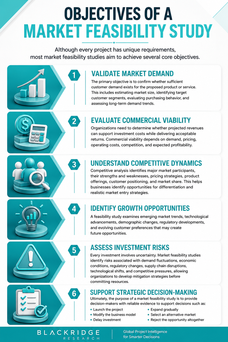 Objectives of a Market feasibility study