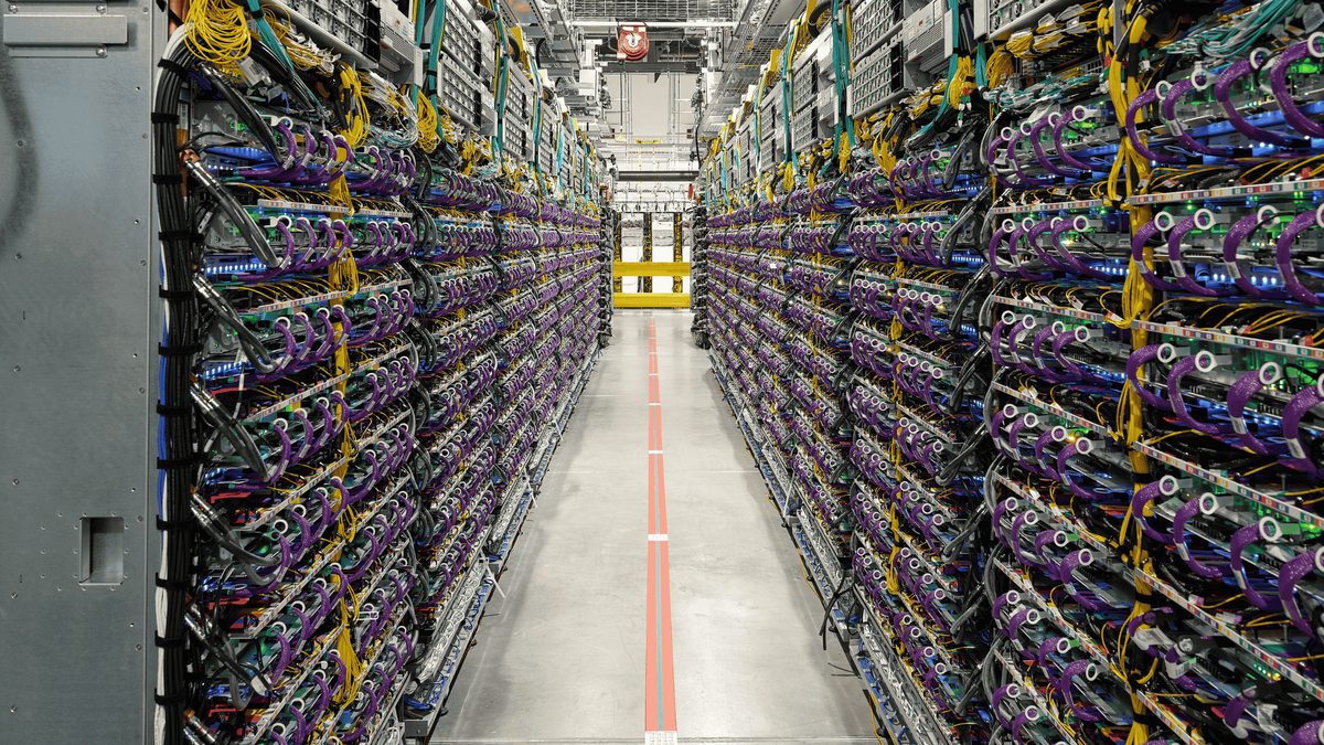 Google stillwater data center - representative image