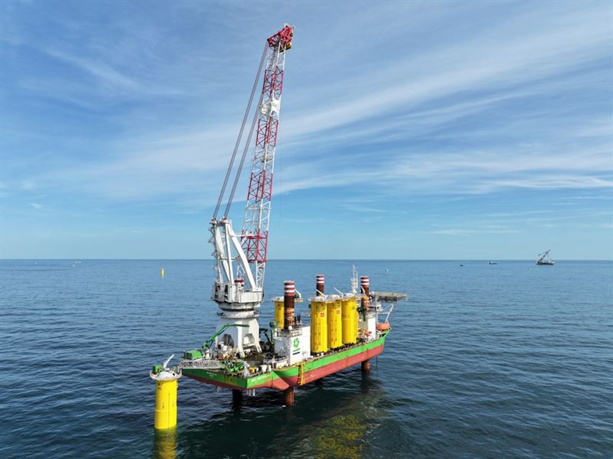 Vattenfall Installs First Transition Piece at Nordlicht I Offshore Wind Farm in Germany