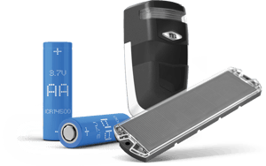 motorline - fotocélula sensor orientable 180º batería mf40bat