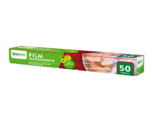 film transparente bayeco 50 metros/9.5 micras