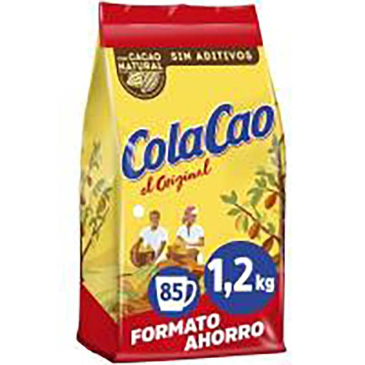 cacao soluble cola cao bolsa 1100+180 grs.