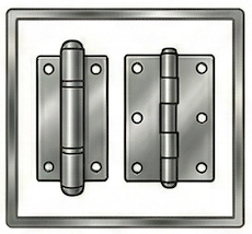 pernios y bisagras puertas metalicas