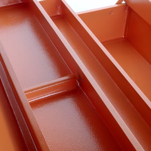 caja htas met. 5 band.525x200x125mm alyco orange