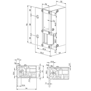 cierre elec. dorcas sobrep. reversible ha (1035)