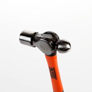 martillo de bola 910 gr. mango fibra vidrio alyco orange