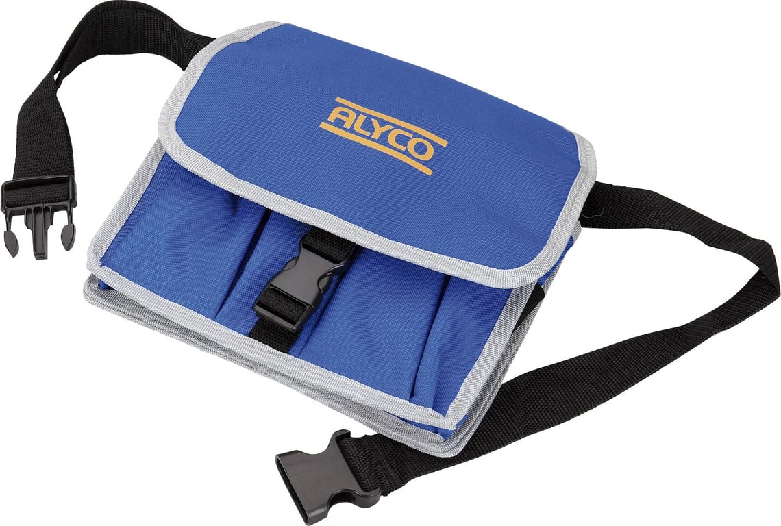 BOLSA DE NYLON CON CIERRE RAPIDO 240x240 MM ALYCO