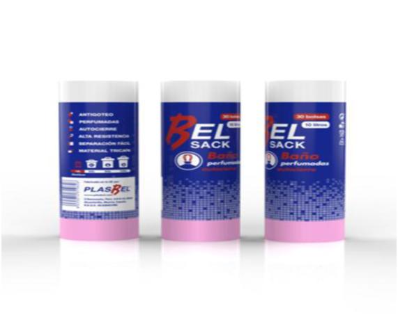 bolsa basura baño 39x40 plasbel 30 u.g-50