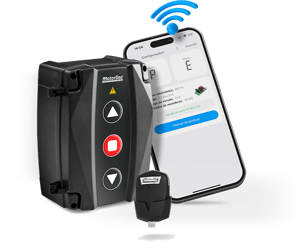 motorline - central para enrollable con botonera mc76