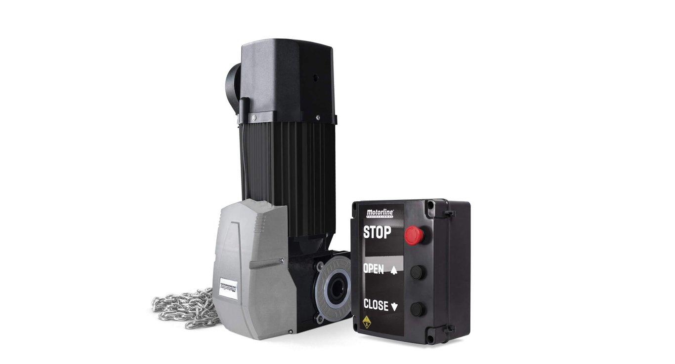 Motorline - Kvm215 - Motorline Kvm215 Motor Eje Puerta Industrial Seccional Hasta 60 M2
