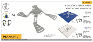 dispositivo de anclaje ptl