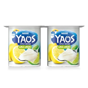 yogur griego lima limon yaos 4x115grs