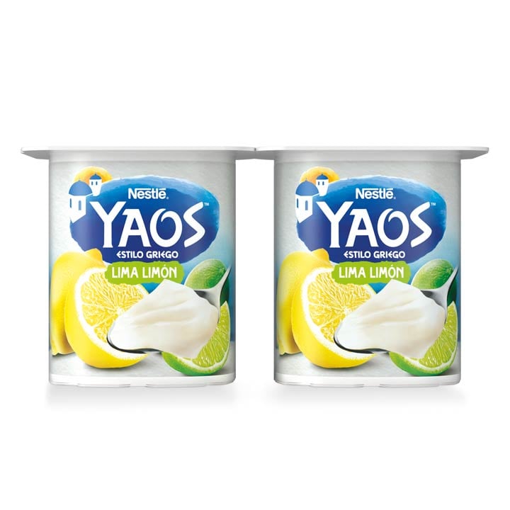 yogur griego lima limon yaos 4x115grs