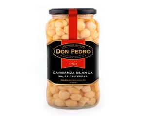 garbanza blanca cocida don pedro tarro 400 grs.