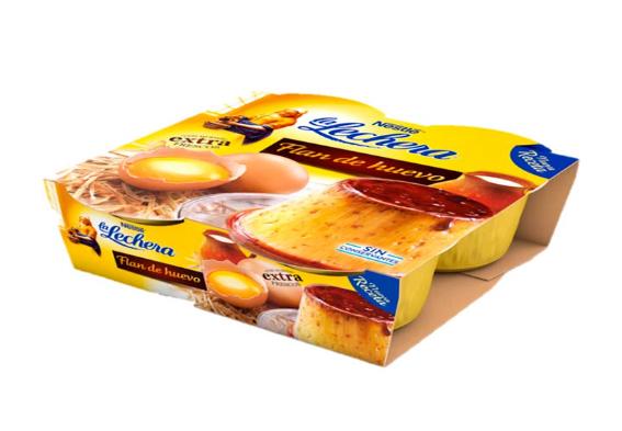 flan huevo la lechera pack-4x100gr