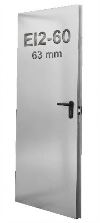 890 x 2050 mm - dchas - puerta cortafuegos classic ei2-60 espesor 63 mm. una hoja padilla