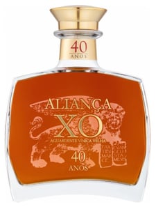 aguardiente velha aliança 40 años xo