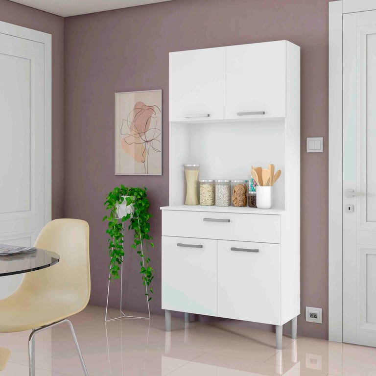 armario hogar con cuatro puertas (kit)