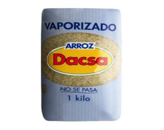 arroz vaporizado dacsa 1kg.