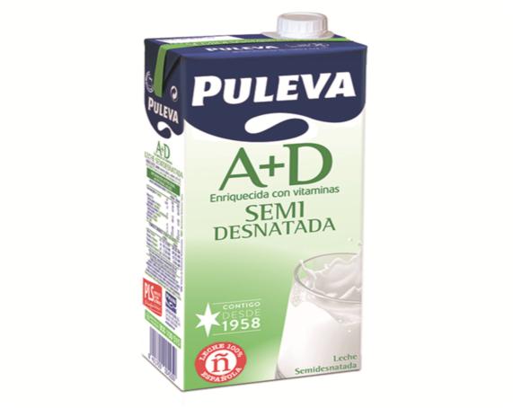 leche semidesnatada puleva brik 1l