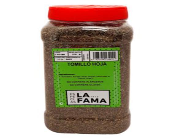 tomillo hoja la fama 370 grs