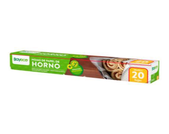 papel horno 38x42 bayeco 20 hojas