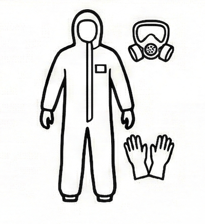 vestuario protección química y desechable