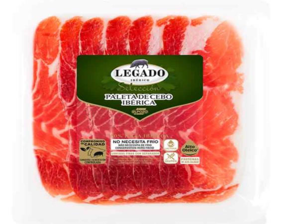 paleta iberica legado lonchas 60 gr