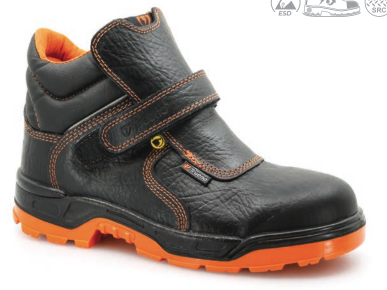 bota soldador sin metal velcro esd kalder s3+ci+src 43