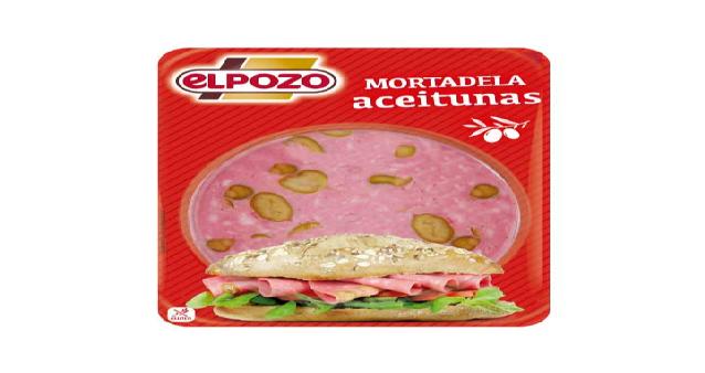 mortadela c/aceitunas pozo lonchas 225gr