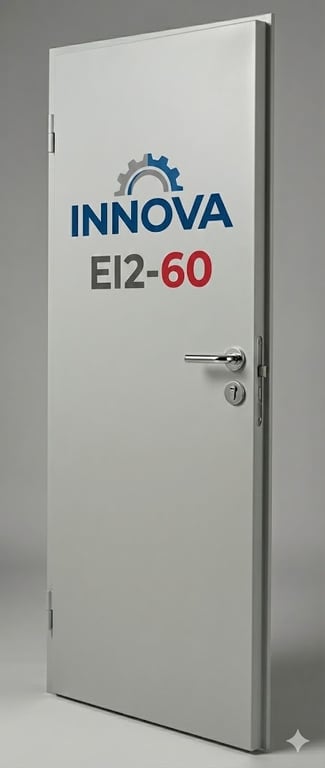 800 x 2050 mm - dchas - puerta cortafuegos innova ei2-60 una hoja padilla