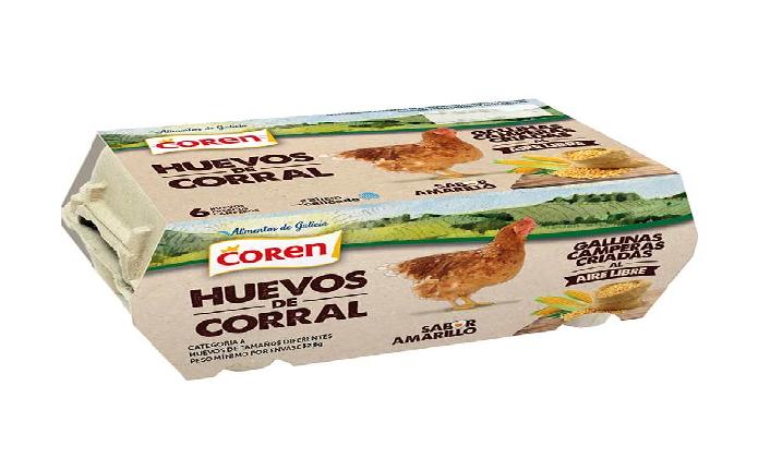huevo campero coren 6 ud