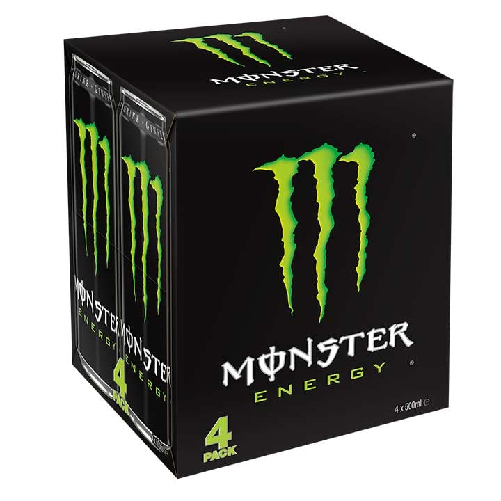 bebida monster green pack-4 *500ml