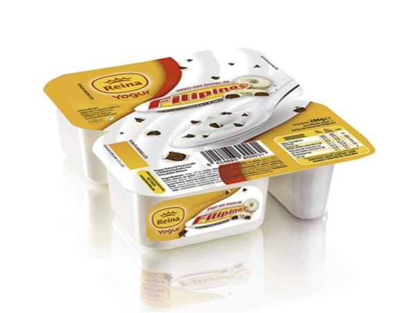 yogur c/filipinos reina 2x125gr.