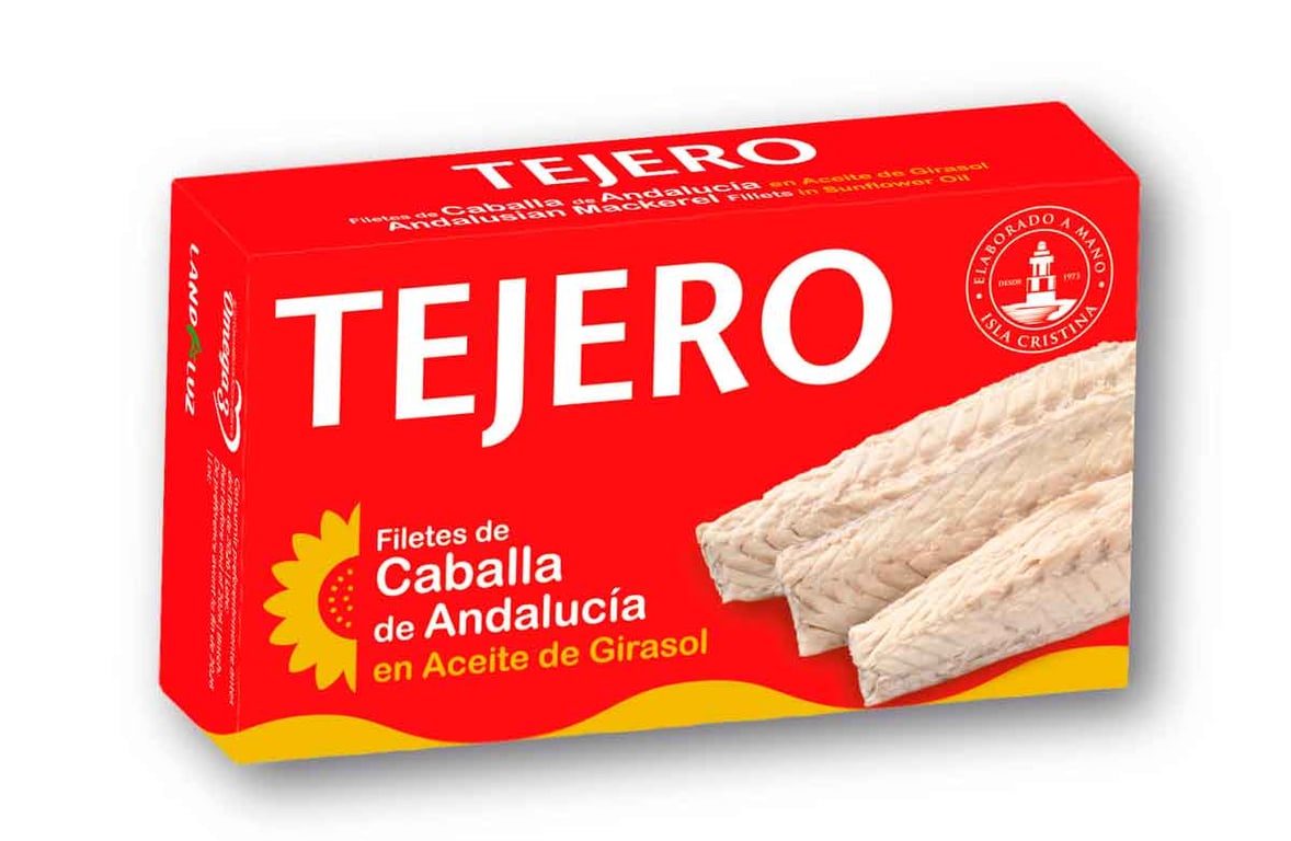 filete de caballa en aceite de girasol tejero rr-125