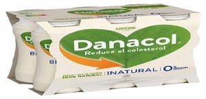 yogur liq.nat.danone danacol 6x100gr.