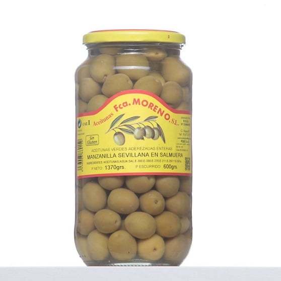 aceitunas manzanilla fca. moreno pet 1200 grs escurrido