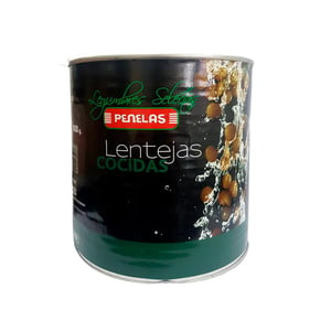 lenteja cocida extra penelas lata 2.650 ml.