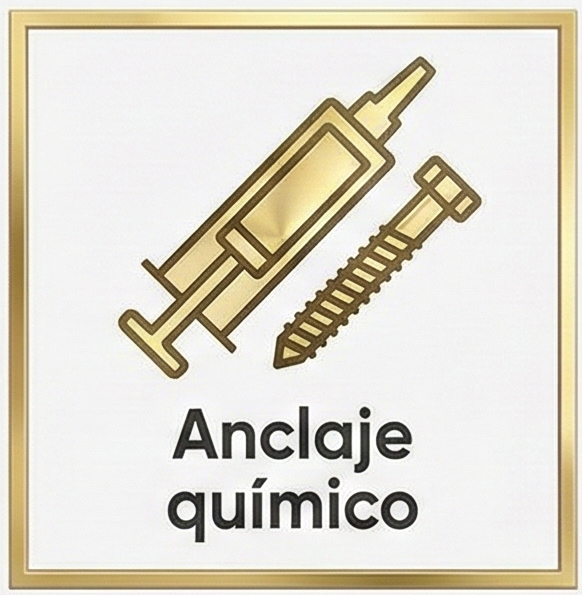 anclaje químico