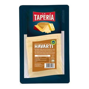 queso havarti taperia lonchas 200gr