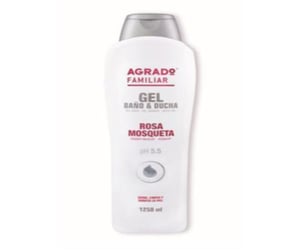 gel ducha rosa mosqueta agrado 1.250 ml.