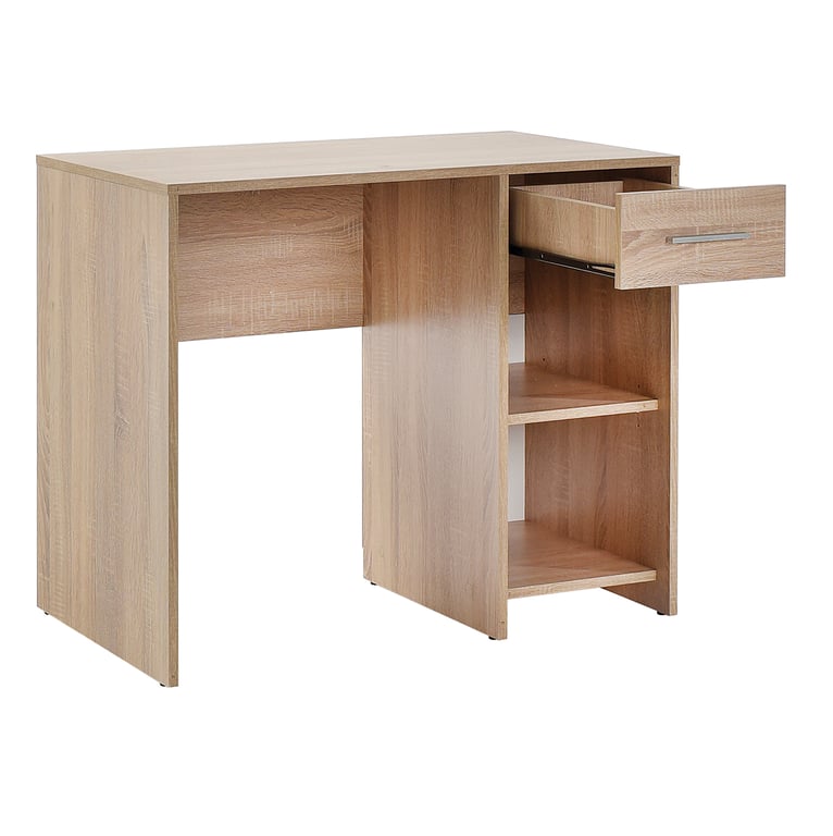 mesa escritorio 1 cajón + 2 huecos. (kit)