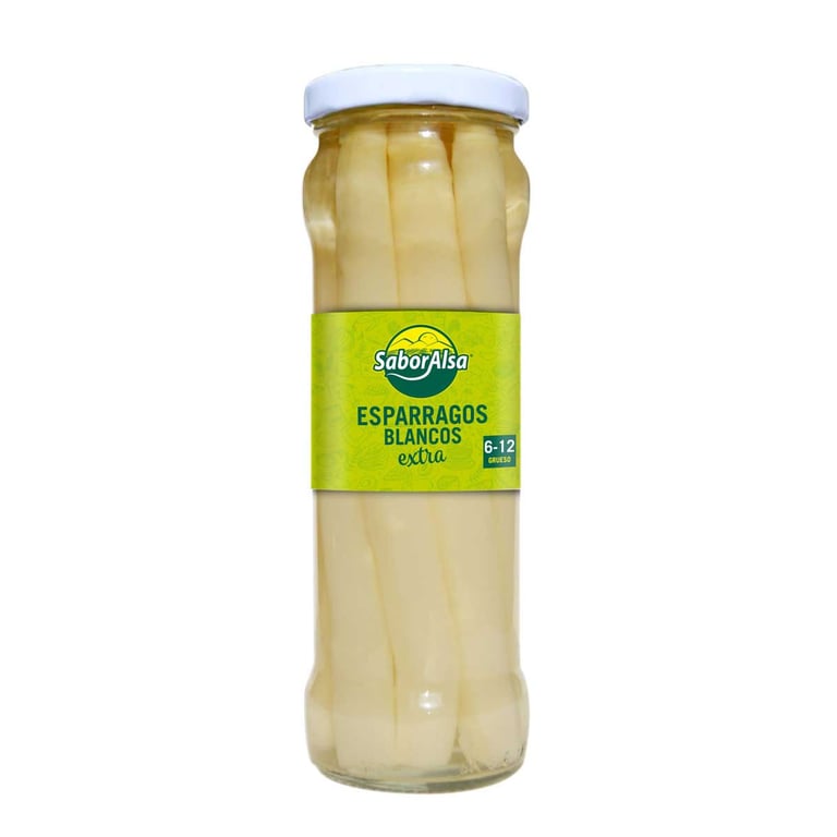 esparrago blco.6/12 saboralsa tarro 370gr.