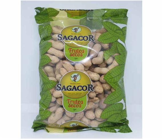 cacahuete cascara con sal sagacor bolsa 500gr