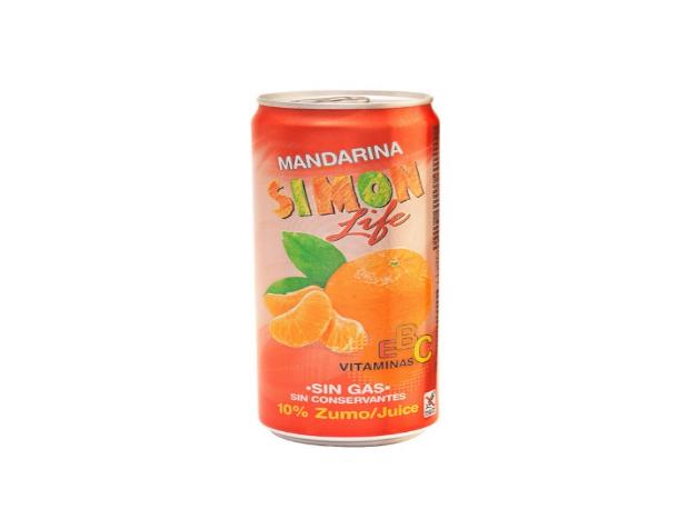 SIMON LIFE MANDARINA LATA 33CL | Sola Ricca