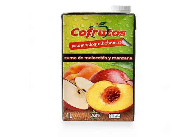 zumo melocoton cofrutos brik 1l