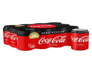 coca cola zero lata pack-12x33cl