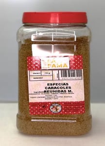 especia caracoles la fama 720 gr.