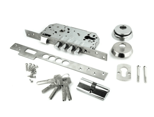 cerradu embutir  c-6100  canto cuadrado inox  (sin cilindro)