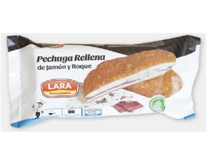 pechuga c/jamon y queso azul lara 920gr